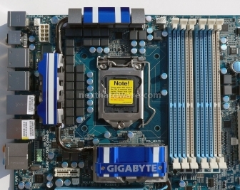 Intel Core i7 870 on Gigabyte P55-UD6 4. Espandibilità e componenti integrate 1