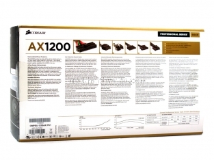 Corsair Professional AX1200 1. Box & Specifiche Tecniche 3