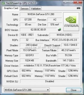 NVIDIA GeForce GTX 280 12. Conclusioni 1