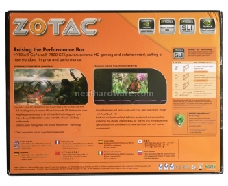Zotac 9800 GTX 3. Scheda e confezione 2