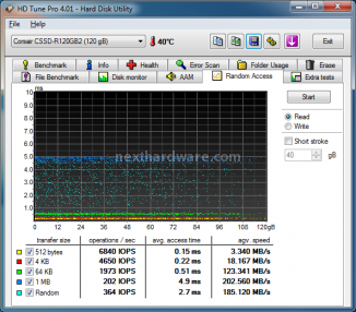 Corsair Reactor Series 120GB 9. Test: Endurance Random 5