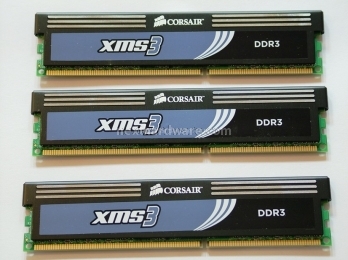 Corsair XMS3 3x2GB TR3X6G1600C7 2. Presentazione delle memorie 4