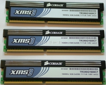 Corsair XMS3 3x2GB TR3X6G1600C7 2. Presentazione delle memorie 5