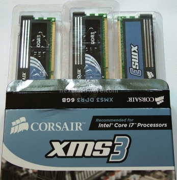 Corsair XMS3 3x2GB TR3X6G1600C7 2. Presentazione delle memorie 3