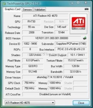 Sapphire HD 4670 e HD 4650 1. GPU RV730 - UVD2 2