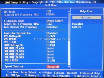 Intel Core i5 750 on MSI P55-GD80 10. BIOS - Cell Menù 2