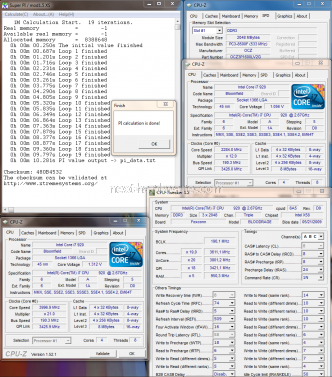 OCZ PC3 12800 DDR3 Triple Channel Platinum 7. Test delle memorie - Overclock 1