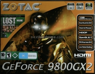 Zotac 9800 GX2 3. Scheda e confezione 1