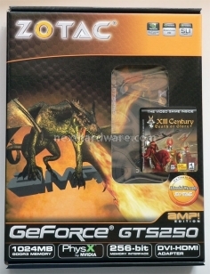 Zotac GeForce GTS 250 AMP! Edition 1. La scheda - parte 1 1