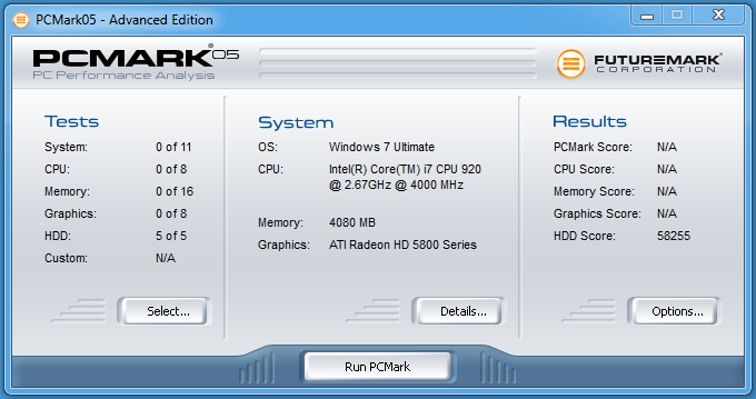 Corsair Force Series F100 14. Test: PcMark '05 1.2.0 3