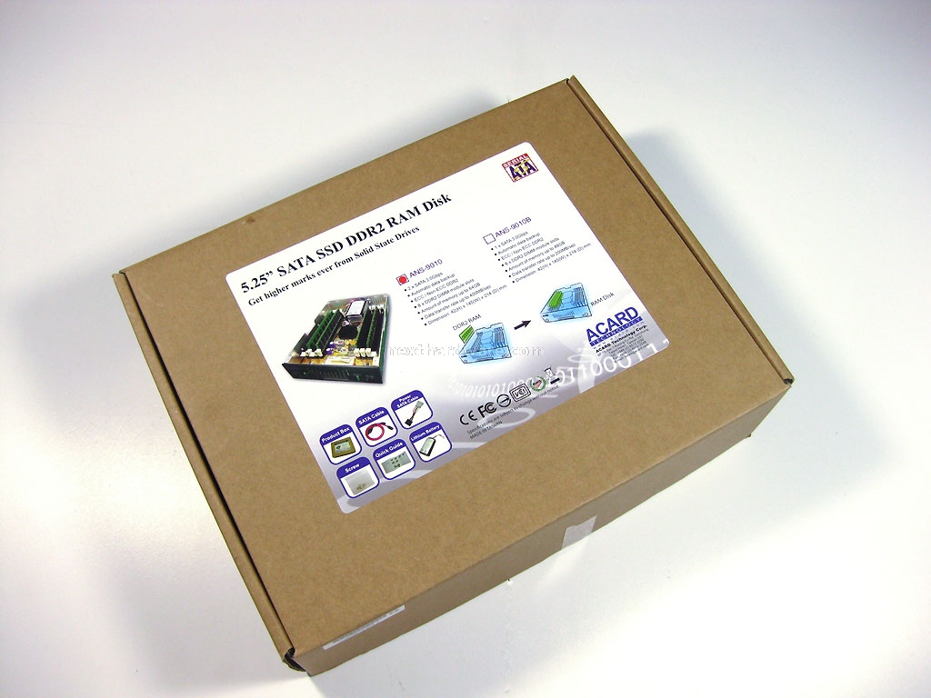 Acard ANS-9010 DDR2 RamDisk | 1. Box & Specifiche Tecniche | Recensione