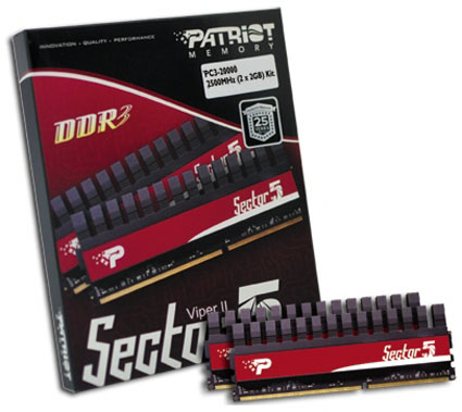 Patriot Memory annuncia un kit di memorie DDR3 a 2500Mhz 1