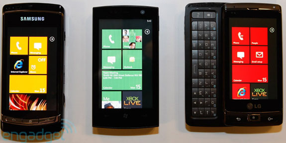 Tre nuovi palmari con Windows Mobile 7 1