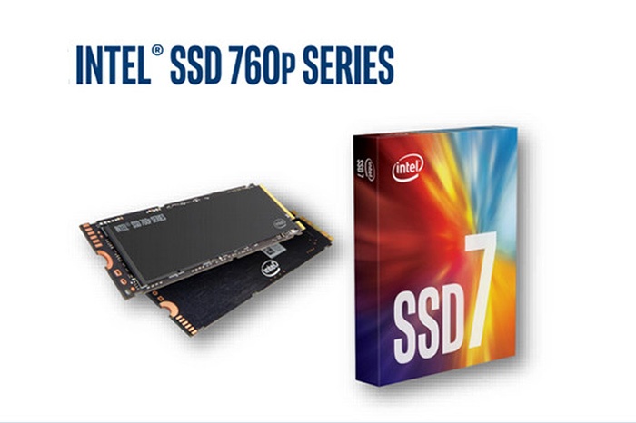 P series. Мощность в 3d и высокоскоростной SSD. Intel 760p Series где написано.