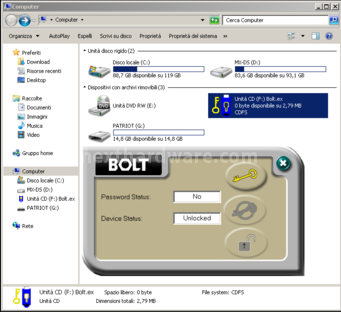Patriot Memory Bolt 2. Software di gestione 6