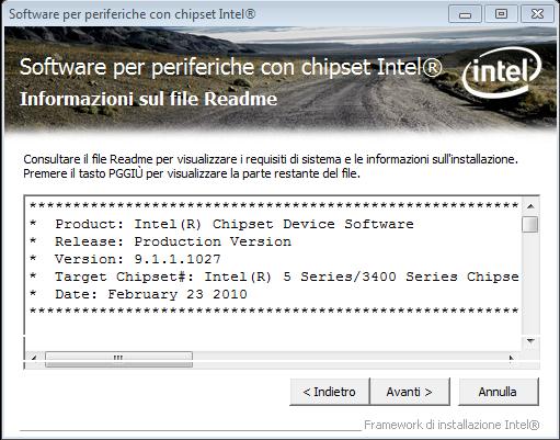 Intel® Chipset Device Software 9.1.1.1027 PV 1