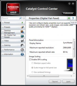 Nuova interfaccia grafica per il Catalyst Control Center di AMD 2