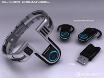 Konect USB un orologio dal design futuristico 2