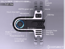 Konect USB un orologio dal design futuristico 3