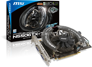 MSI Presenta la serie di schede video N550GTX-Ti 1