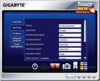 Gigabyte mostra le prime immagini di un BIOS personalizzato per sistemi touchscreen 2