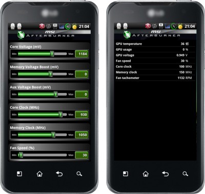 MSI Afterburner per smartphone Android