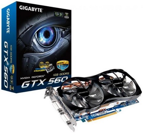 Gigabyte annuncia due nuove GeForce GTX 560  1