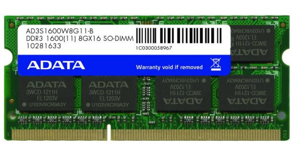 ADATA lancia i nuovi moduli DDR3 1600MHz da 8GB 2