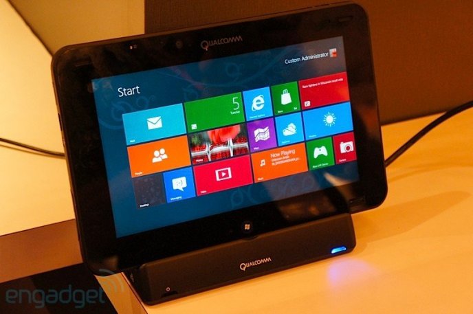 Qualcomm mostra un tablet Windows RT con Snapdragon S4 1