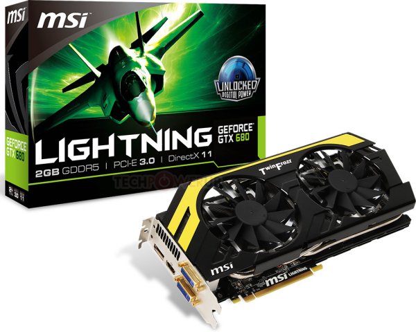 MSI rilascia ufficialmente la N680GTX Lightning 1