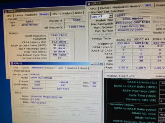 Stabilito il W.R. di frequenza  per DDR3 su ASRock Z87 OC Formula 3