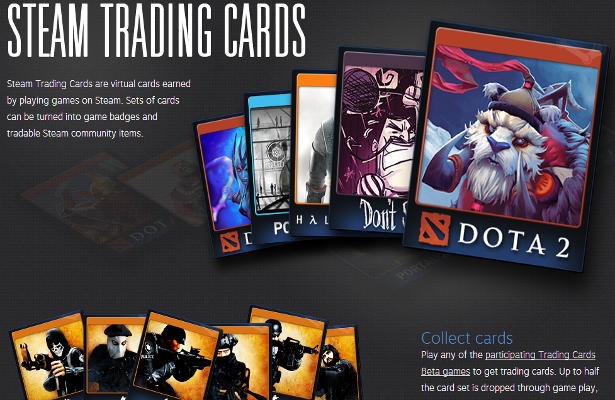Disponibili le Steam Trading Cards 1
