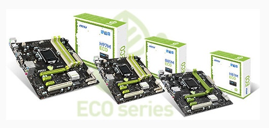 MSI annuncia le mainboard Eco Series 1