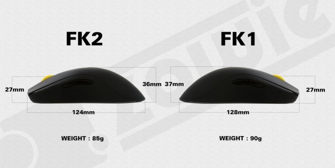 Arriva lo ZOWIE FK2 e si torna alle dimensioni del modello FK 2