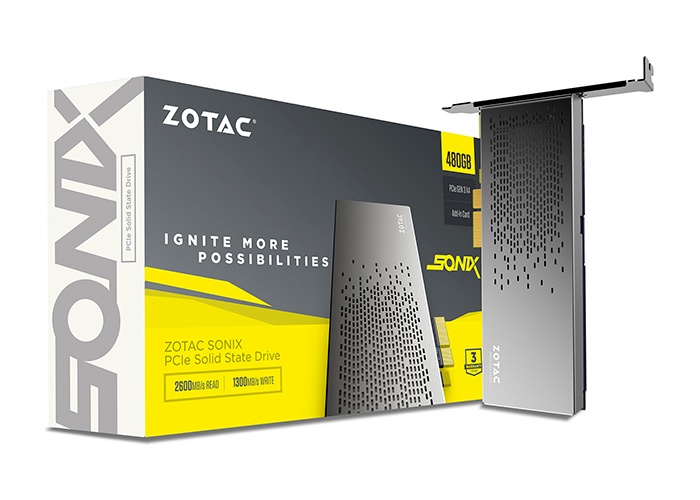 ZOTAC annuncia il SONIX 480GB 3