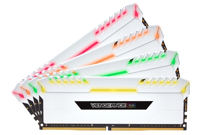 Debuttano le VENGEANCE RGB White DDR4 1