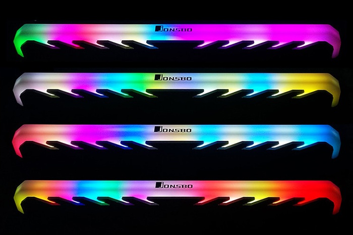 Jonsbo NC-1: dissipatori per RAM con LED RGB