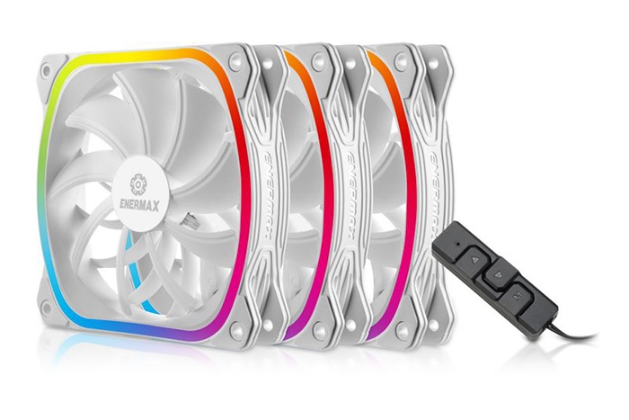 ENERMAX introduce le SquA RGB White 1