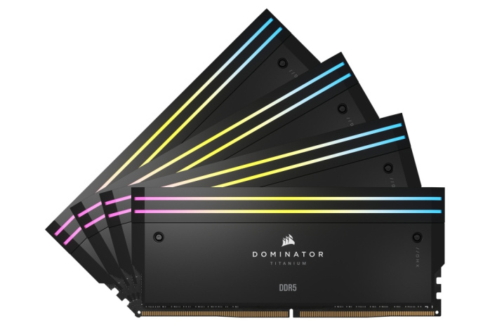 CORSAIR lancia le DOMINATOR TITANIUM DDR5 1