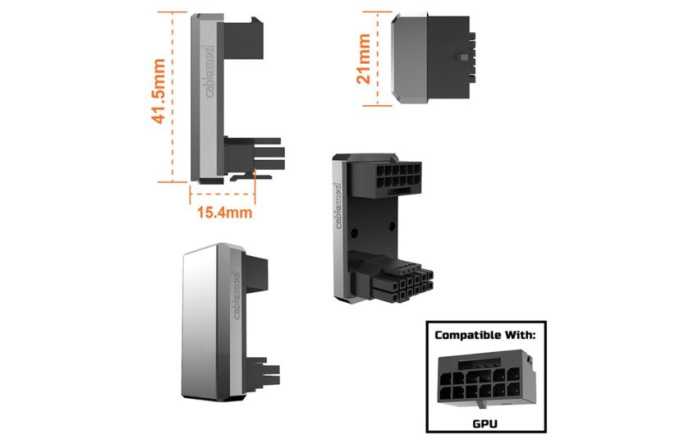 CableMod aggiorna i connettori angolari 3