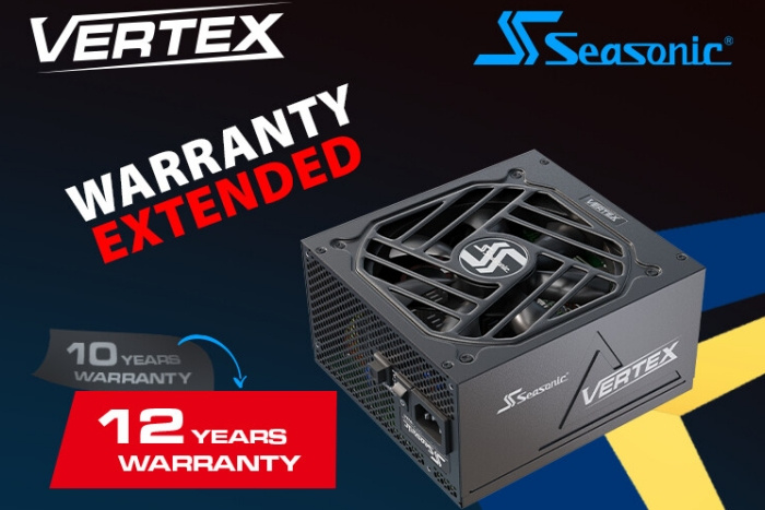 Seasonic porta a 12 anni la garanzia dei VERTEX 1