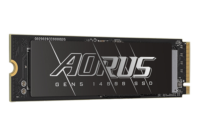 GIGABYTE annuncia l'AORUS Gen5 14000 SSD 2