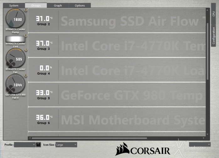 Corsair H110i GTX 5. Software - Corsair LINK 3 2