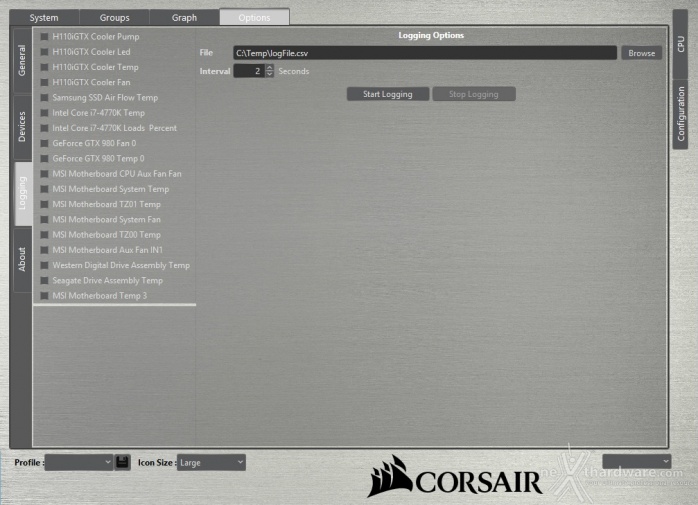 Corsair H110i GTX 5. Software - Corsair LINK 3 6
