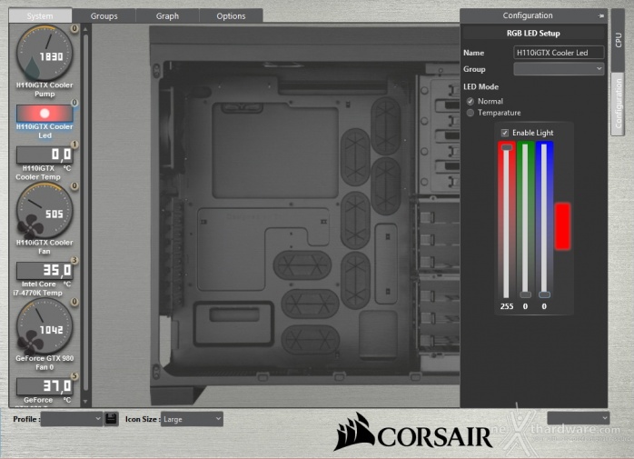 Corsair H110i GTX 5. Software - Corsair LINK 3 8