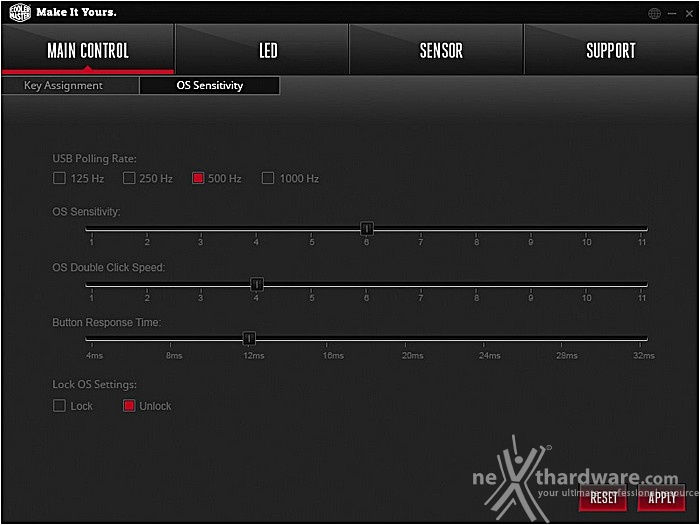 CM Storm Xornet II 3. Software 2