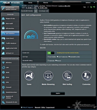 ASUS RT-AC88U 3. Interfaccia grafica - Menu generale 22