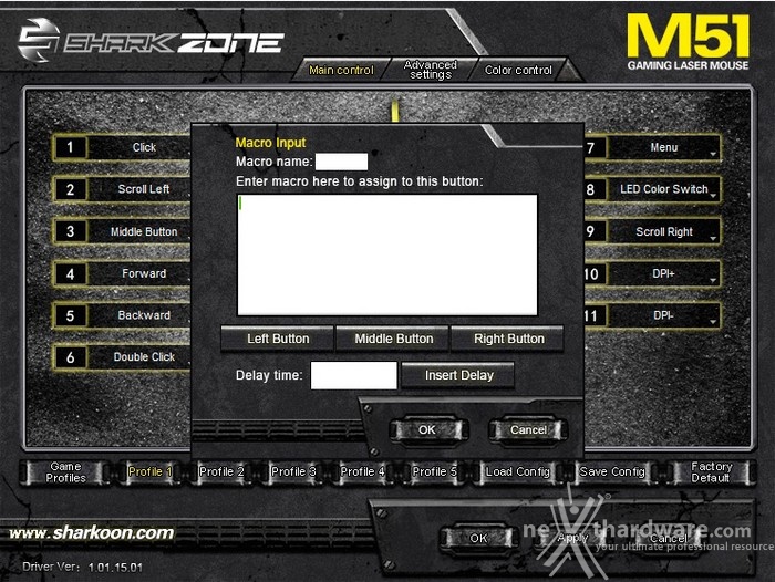 Sharkoon SHARK ZONE MK80 & M51+ 7. Software - M51 2