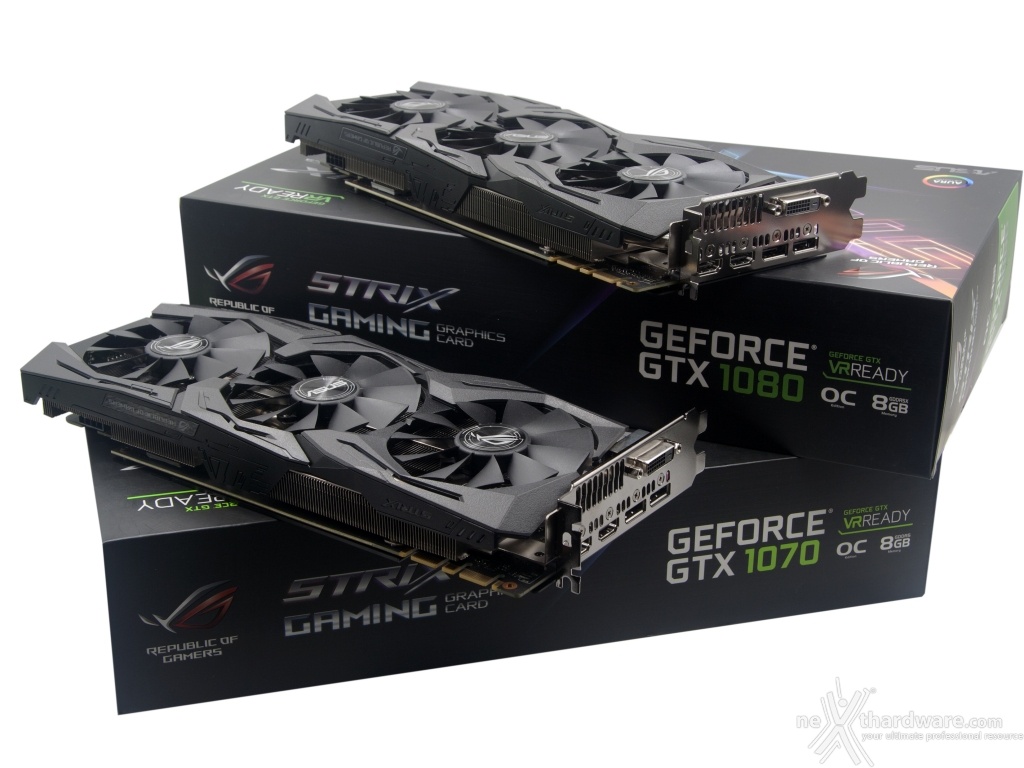 ASUS ROG STRIX GeForce GTX 1080 OC e GTX 1070 OC | 5. Viste da vicino |  Recensione