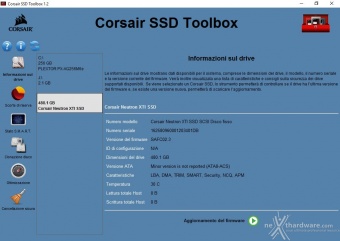 Corsair Neutron XTi 480GB 3. Firmware -TRIM - SSD Toolbox 2